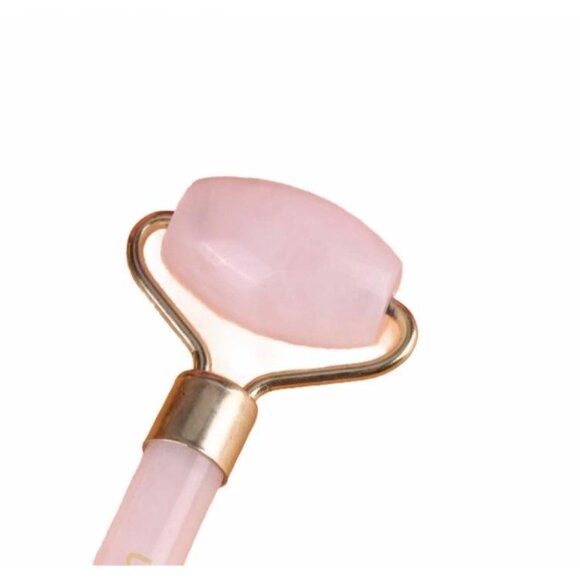 Rose Quartz Facial Roller Beauty Massage Tool Blood Circulation Reduce Puffiness - Picture 5 of 7